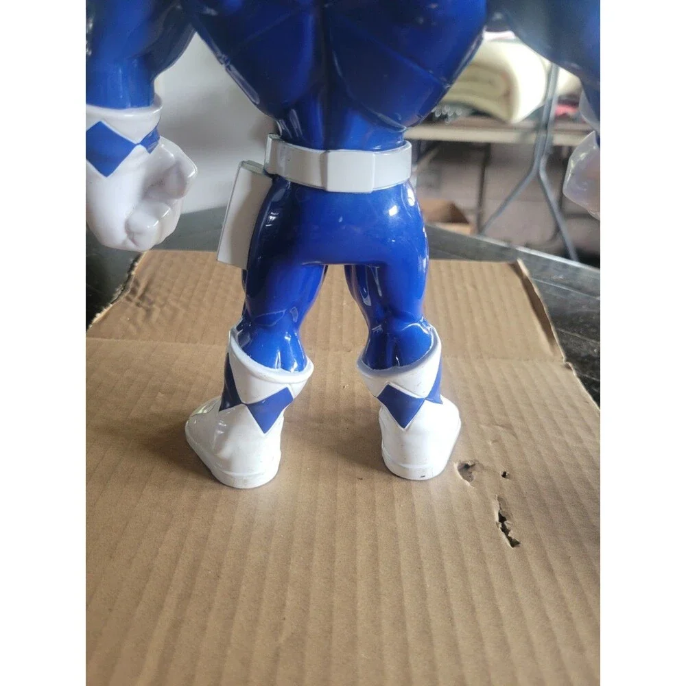 Blue Power Ranger Action Figure SCG size is 9.5” Tall